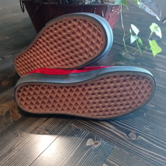 ❤Royal Red Velvet VANS❤ - Picture 8 of 8